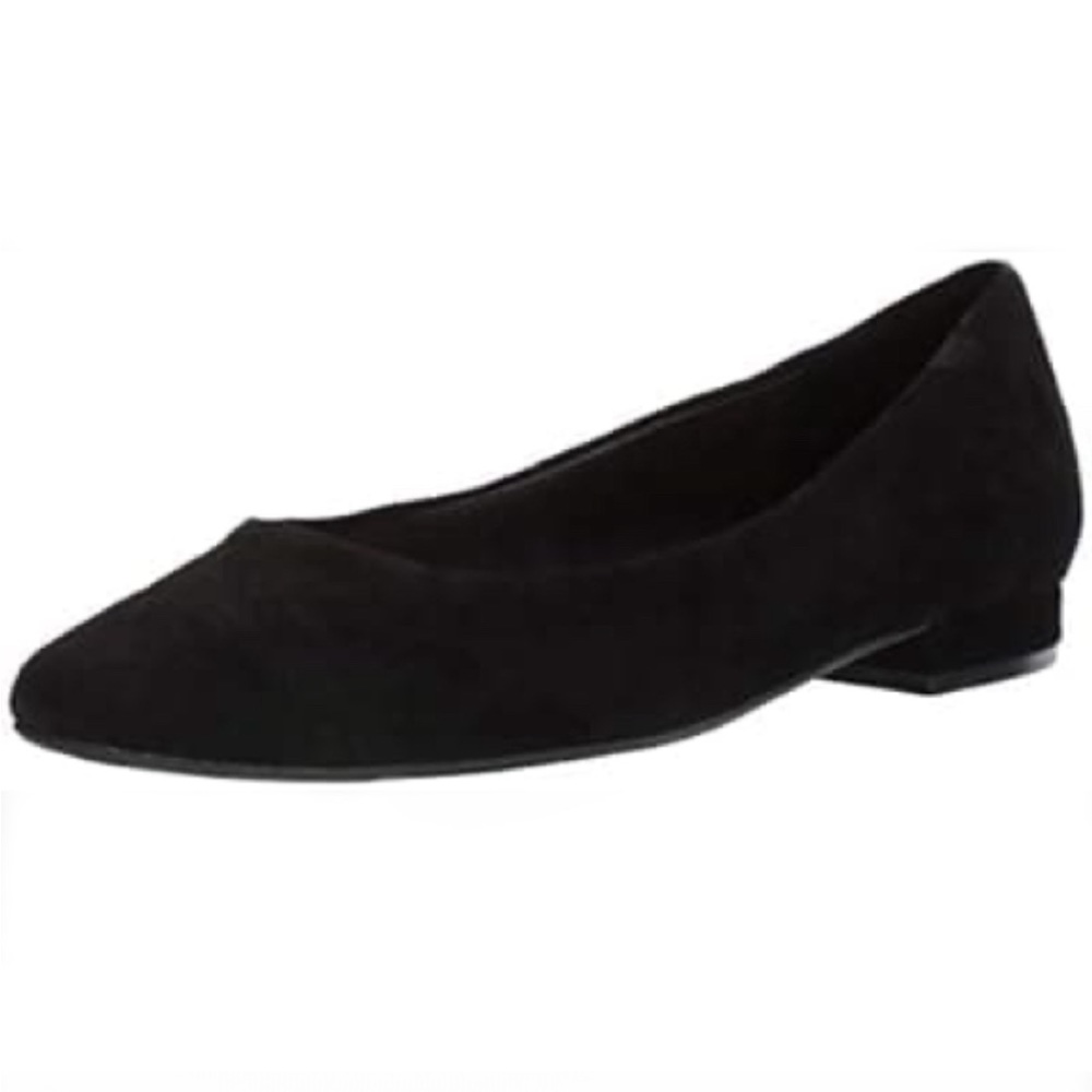 STEVEN by Steve Madden Bantry Ballet Flat in Black Suede, Women’s Size 8.5 - Picture 4 of 7